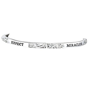 Expect Miracles Stretch Adjustable Bracelet Hypoallergenic, Safe - Nickel & Lead Free
