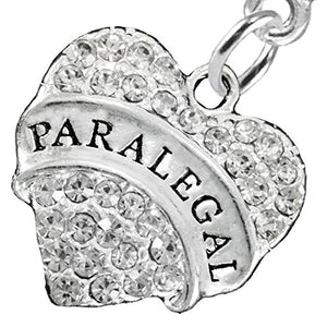 Paralegal Heart Post Earrings ©2016 Hypoallergenic, Safe, Nickel, Lead & Cadmium Free!
