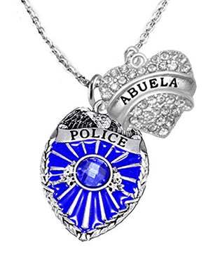 Policeman's Mom Necklace, Hypoallergenic, Safe - Nickel & Lead Free