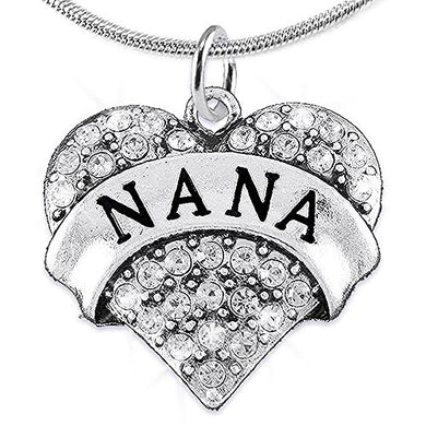 Nana Charm Necklace ©2015 Adjustable, Hypoallergenic, Safe - Nickel, Lead & Cadmium Free!