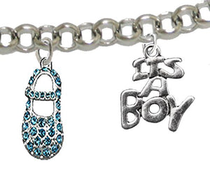 It’s A Boy, Adjustable Bracelet, Hypoallergenic, Safe - Nickel & Lead Free