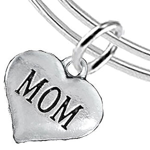 Mom Charm Bracelet, Will NOT Irritate Anyone with Sensitive Skin, Safe, Nickel Free.