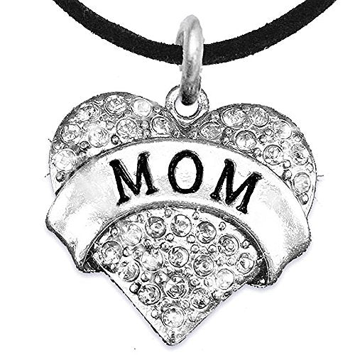 Mom Charm Necklace ©2015 Adjustable, Hypoallergenic, Safe - Nickel, Lead & Cadmium Free!