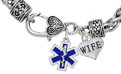 EMT Wife Bracelet, Hypoallergenic, Safe - Nickel & Lead Free