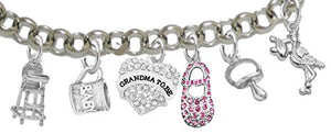 Grandma to Be, "It’s A Girl", Adjustable Bracelet, Hypoallergenic, Safe - Nickel & Lead Free