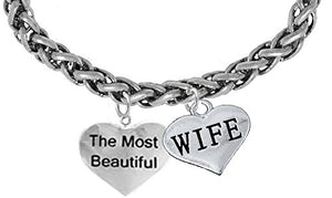 The Most Beautiful Wife Bracelet, Hypoallergenic, Safe - Nickel & Lead Free