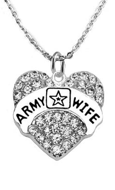 The Perfect Gift Army Wife Hypoallergenic Adjustable Necklace, Safe - Nickel & Lead Free