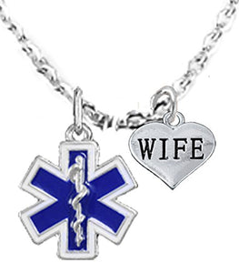 EMT, Wife Adjustable Necklace, Hypoallergenic, Safe - Nickel & Lead Free
