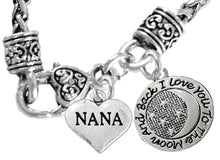 Nana,I Love You To The Moon And Back Necklace,No Nickel, Lead 1827-1818N10