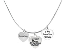 Mom,Super Hero,My Mom, My Joy,I Willl Love You Necklace,No Nickel,Lead,Cadmium 1910-1893-1887N2