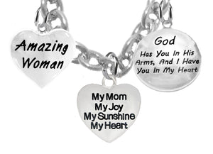 Amazing Woman,My Mom,My Joy,God Has You,Adjustable -Hypoallergenic,-No Nickel,Lead 265-1893-1677N1