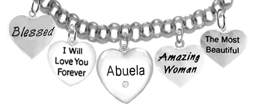 Grandma, Abuela, Blessed,I Will Love,Abuela,Amazing,Beautiful,No Nickel 272-1887-1889-265-276B2
