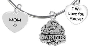 Mom, I Will Love You Forever, Marine Hypoallergenic, Safe - Nickel & Lead Free