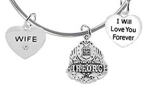 Wife, I Will Love You Forever, "Air Force", Safe - Nickel & Lead Free