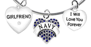Navy Girlfriend, I Will Love You Forever, Safe - Nickel & Lead Free