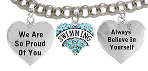 We Are So Proud of You 3 Charm Adjustable Bracelet, Safe - Nickel & Lead Free