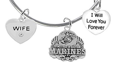 Wife, I Will Love You Forever, Marine Hypoallergenic, Safe - Nickel & Lead Free