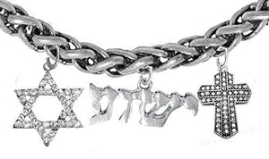 Yeshua Messianic Christian Bracelet, Safe - Nickel & Lead Free, Adjustable Bracelet