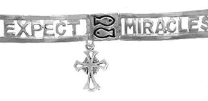 Expect Miracles, The Original, Safe - Nickel & Lead Free, Adjustable Stretch Bracelet