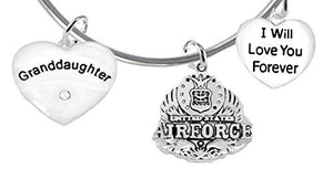 Airman Granddaughter", I Will Love You Forever, Safe - Nickel & Lead Free