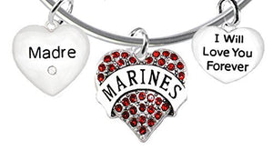 Marine Madre, I Will Love You Forever, Hypoallergenic, Safe - Nickel & Lead Free