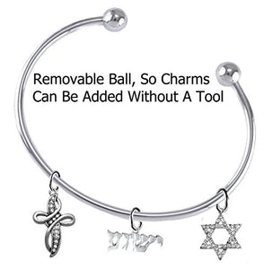 Messianic Christian Bracelet, Hypoallergenic, Safe - Nickel & Lead Free, Adjustable Bracelet