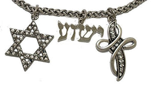 Yeshua Messianic Christian Necklace, Safe - Nickel & Lead Free, Adjustable Necklace