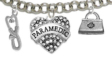 Paramedic, EMT, Adjustable Charm Bracelet, Hypoallergenic, Safe - Nickel & Lead Free