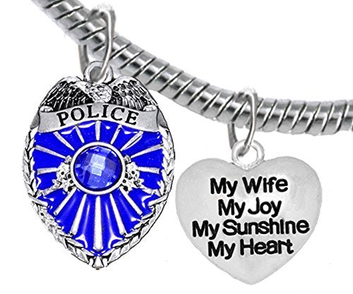 Policeman's, My Wife, My Joy, My Sunshine, My Heart, Safe - Nickel & Lead Free
