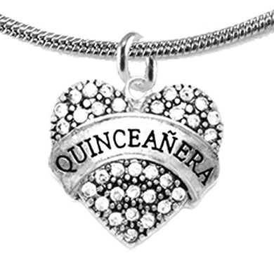 The Perfect Gift Quinceanera Hypoallergenic Adjustable Necklace, Safe - Nickel, Lead & Cadmium Free!