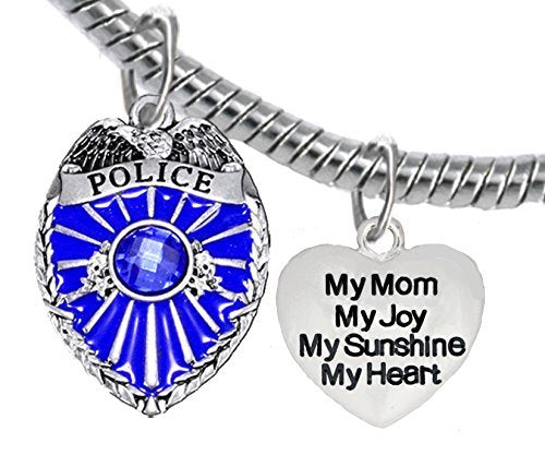 Policeman's, My Mom, My Joy, My Sunshine, My Heart, Safe - Nickel & Lead Free