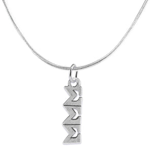 Sigma Sigma Sigma-Licensed Sorority Jewelry Manufacturer, Hypoallergenic Safe Necklace