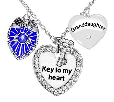 Policeman's Granddaughter Necklace, Hypoallergenic, Safe - Nickel & Lead Free
