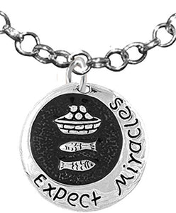 Expect Miracles, The Original Hypoallergenic, Safe - Nickel & Lead Free, Adjustable Necklace