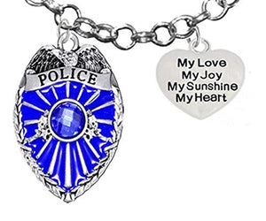 Policeman's, My Love, My Joy, My Sunshine, My Heart, Necklace, Safe - Nickel & Lead Free
