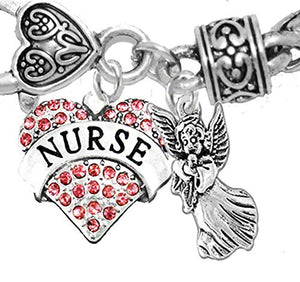 Nurse, RN, LPN, "You Are an Angel", Bracelet, Hypoallergenic, Safe - Nickel & Lead Free