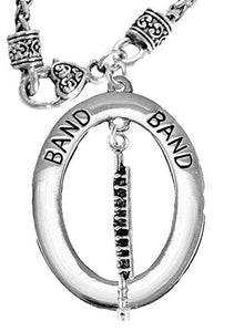 Band "Flute Player" Hypoallergenic Adjustable Necklace, Safe - Nickel & Lead Free
