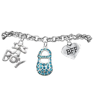 Best Friend Forever, "It’s A Boy", Adjustable Bracelet, Hypoallergenic, Safe - Nickel & Lead Free