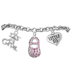 Little Sis, "It’s A Girl", Adjustable Bracelet, Hypoallergenic, Safe - Nickel & Lead Free