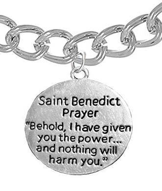 Saint Benedict Protect Me from Harm Prayer, From Evil, From the Devil. Nickel, Lead Cadmium Free