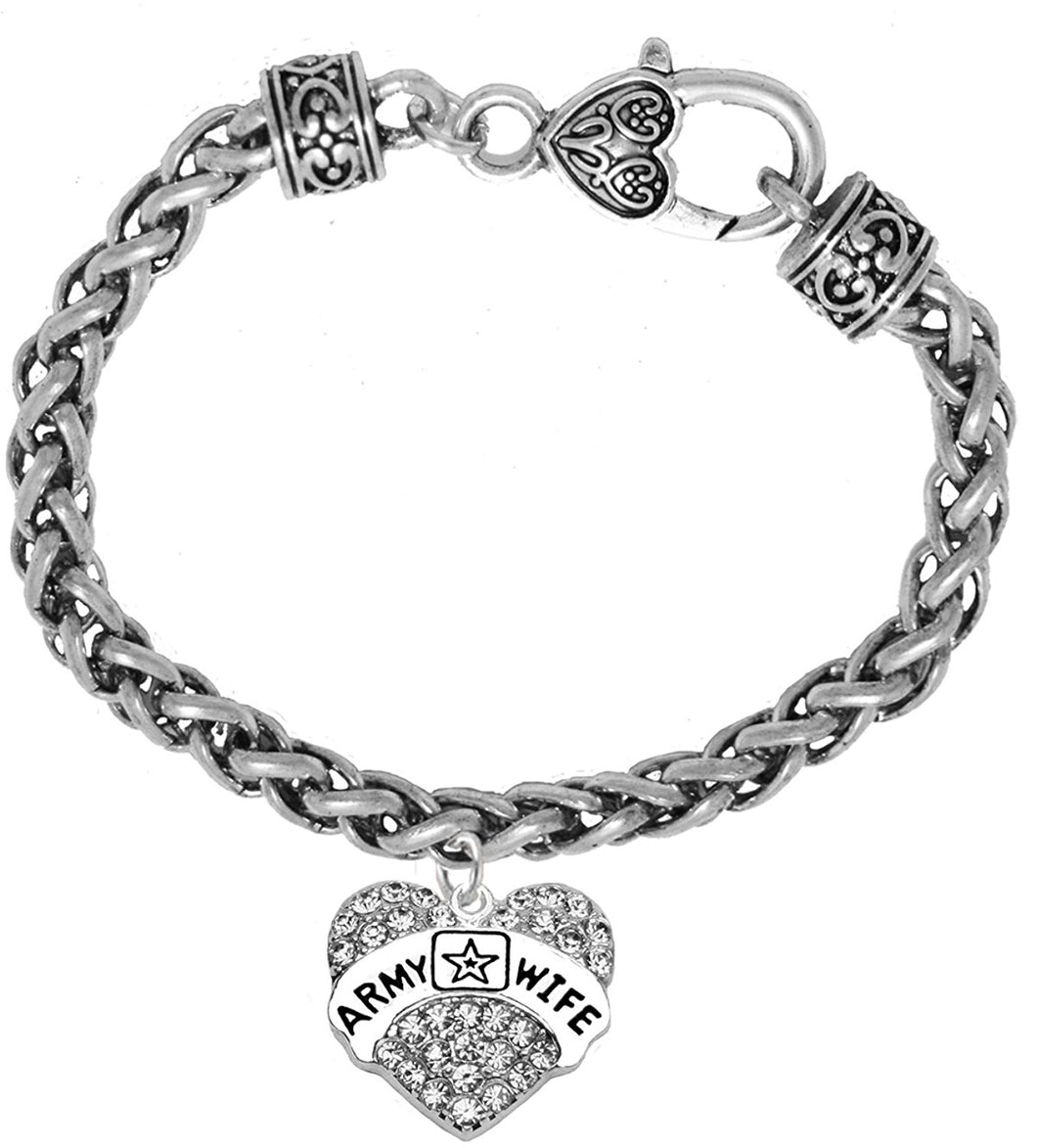 The Perfect Gift Army Wife Hypoallergenic Bracelet, Safe - Nickel & Lead Free